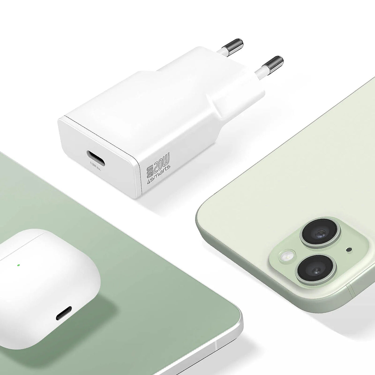 4smarts Chargeur Secteur USB-C GaN 20W Format Compact Blanc - image 4