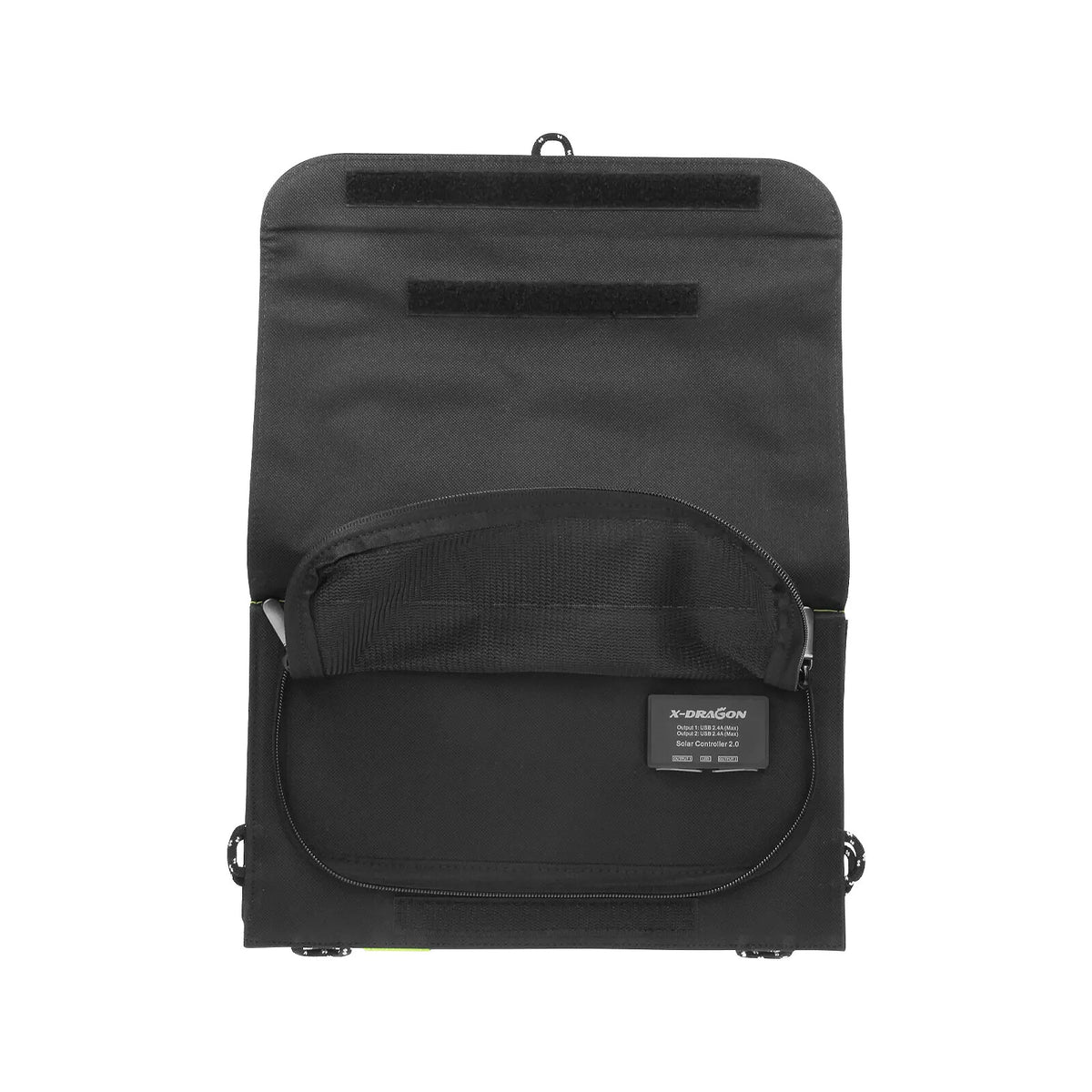 Avizar Chargeur Solaire Étanche 20W Double USB Pliable pour l'extérieur - image 2