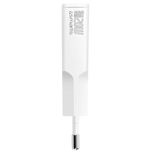 4smarts Chargeur Secteur USB-C GaN 20W + USB Format Compact Blanc - image 2