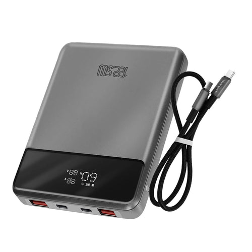 4smarts Powerbank 20000mAh 2 USB-C 100W + 2 USB 22.5W Enterprise Slim Gris - image 1
