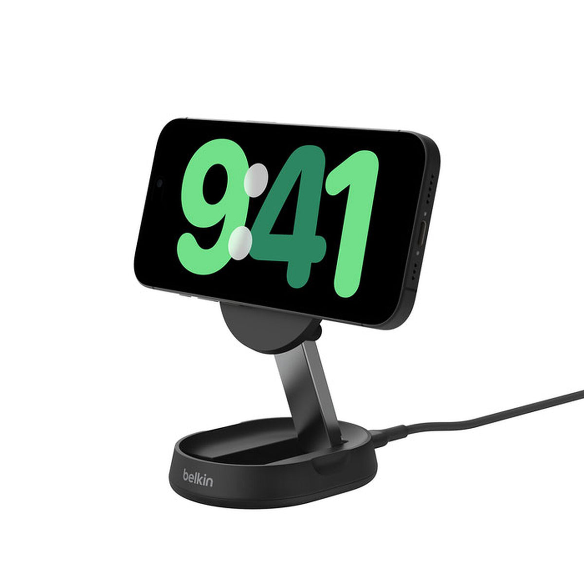 Belkin BoostCharge Pro Qi2 15W Noir (chargeur inclus) - image 4