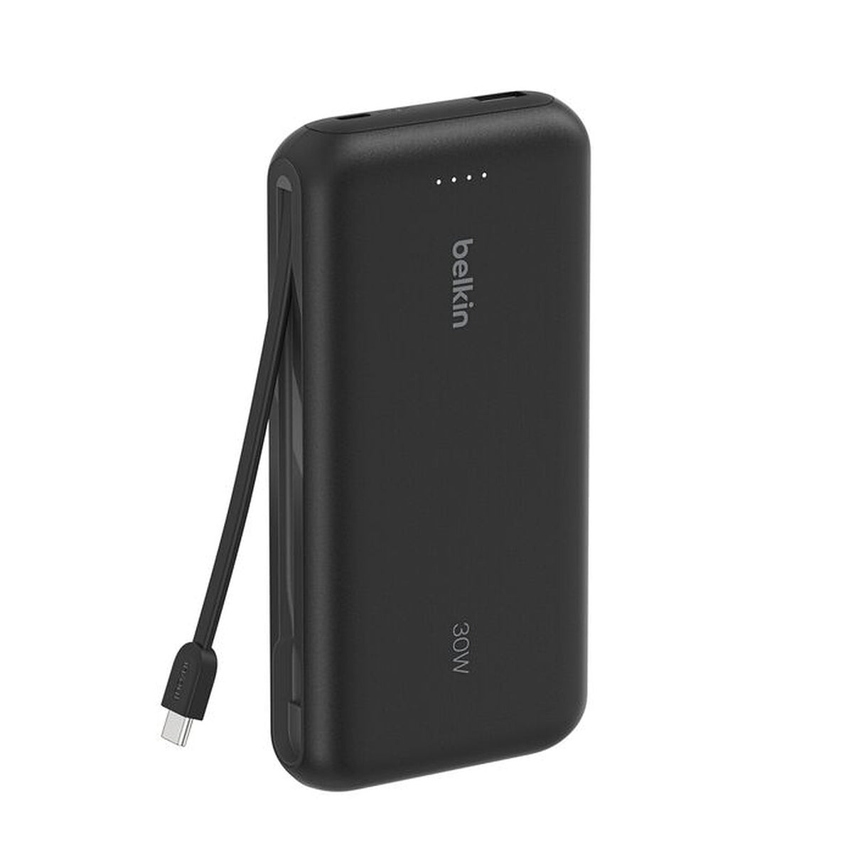 Belkin Batterie externe 20K 30W avec câble USB-C intégré (Noir) - image 2