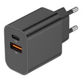 Akashi Chargeur Secteur USB-C 15W + USB-A (Noir) - image 1