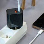 Akashi Chargeur Secteur USB-C 15W + USB-A (Noir) - image 3