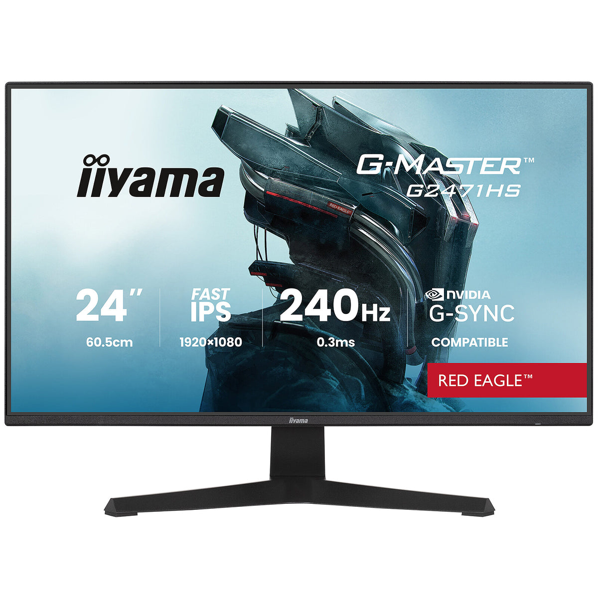 iiyama 23.8  LED - G-Master G2471HS-B1 Red Eagle - image 1
