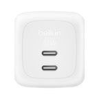 Belkin Chargeur USB-C 65W double USB-C pour ordinateur, Téléphone et Tablette (Blanc) - image 1