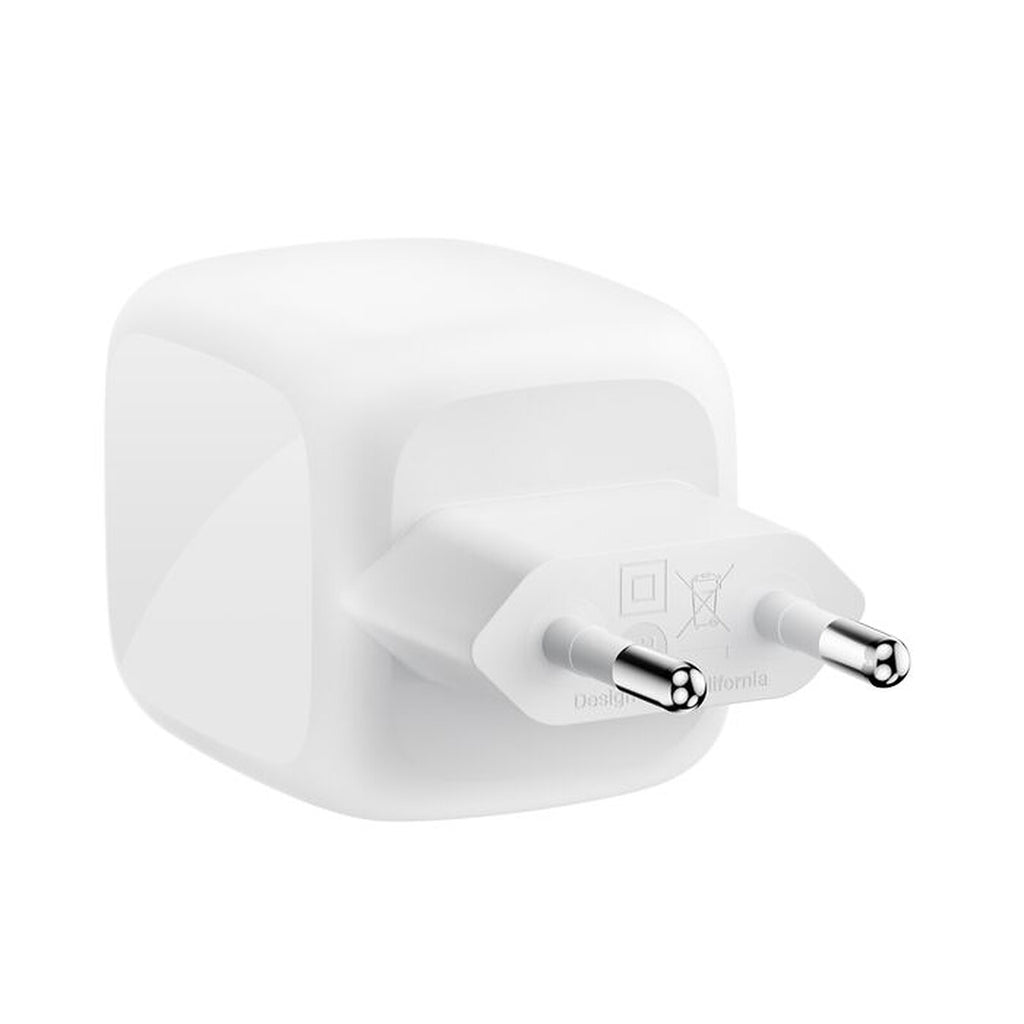 Belkin Chargeur USB-C 65W double USB-C pour ordinateur, Téléphone et Tablette (Blanc) - image 2