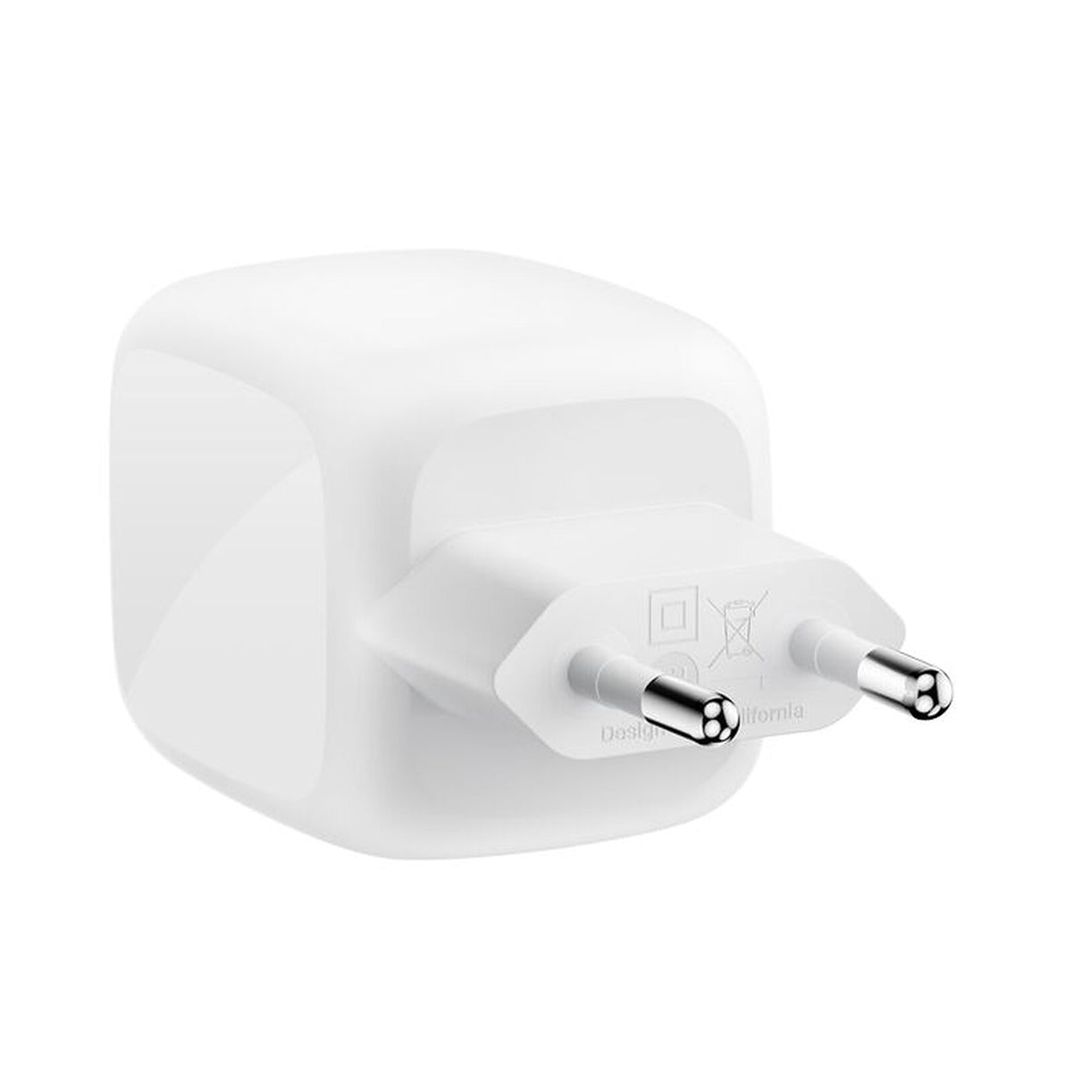 Belkin Chargeur USB-C 65W double USB-C pour ordinateur, Téléphone et Tablette (Blanc) - image 2