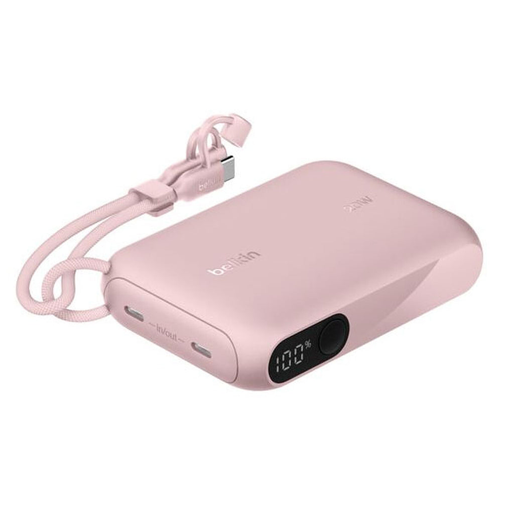 Belkin BoostCharge Powerbank 10K avec Ecran (Rose) - image 1