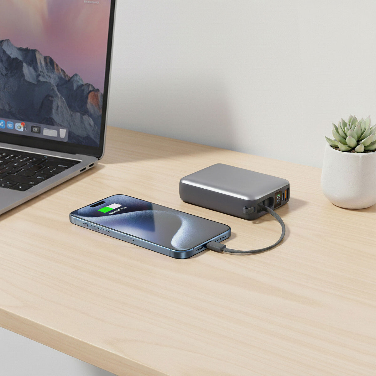 Akashi Batterie de Secours Cable 22.5W 20000 mAh - image 3