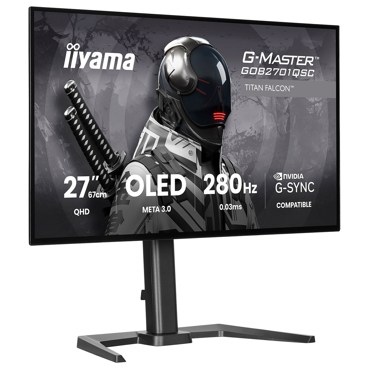 iiyama 27  OLED - G-Master GOB2701QSC-B1 Titan Falcon - image 2