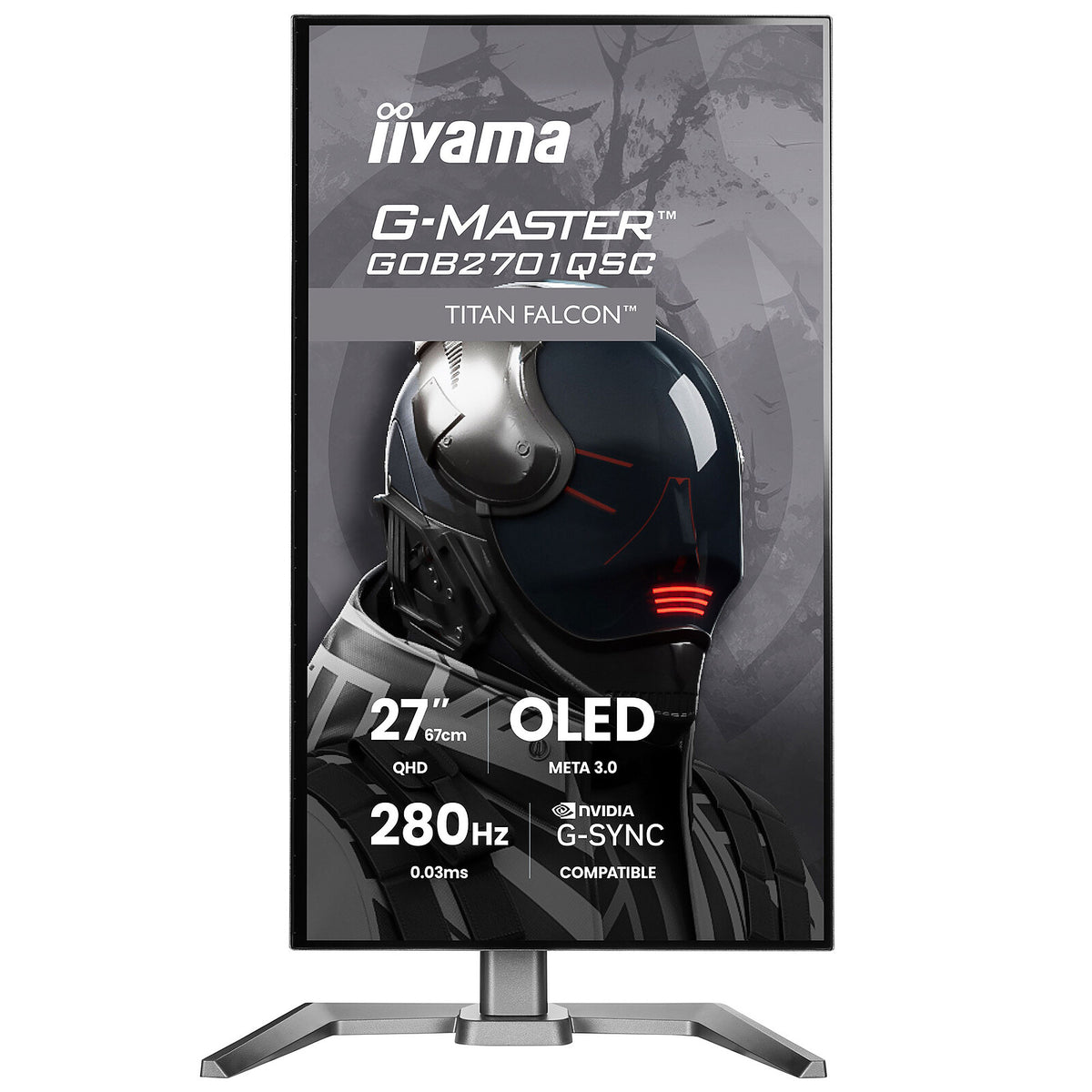 iiyama 27  OLED - G-Master GOB2701QSC-B1 Titan Falcon - image 3